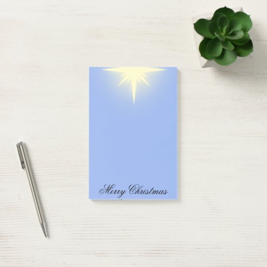 Frohe Weihnachtsstern Post-it Klebezettel (Büro)