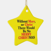 Frohe Weihnachtssterndekoration Keramikornament (Rechts)