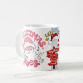 frohe Weihnachtsstimmung Kaffeetasse (Vorderseite Links)