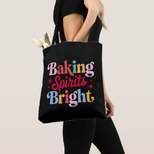 Frohe Weihnachtsstimmung Retro Groovy Xmas Tasche