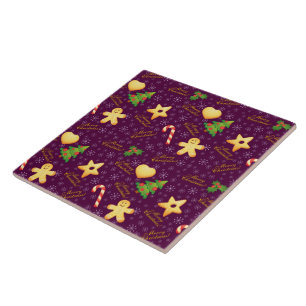 Frohe Weihnachtssträhne Fliese