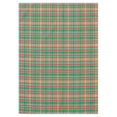 Frohe Weihnachtstablette, grün-gelb Kariert Tischdecke (Vorderseite)