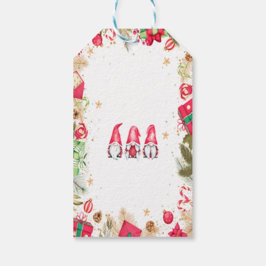 Frohe Weihnachtstags Geschenkanhänger (Rückseite)