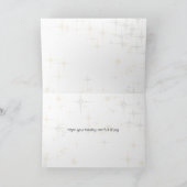 Frohe Weihnachtstänzer PERSONALISIERT Feiertagskarte (Innenseite)