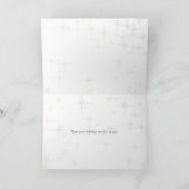 Frohe Weihnachtstänzer PERSONALISIERT Feiertagskarte (Innenseite)