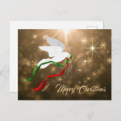 Frohe Weihnachtstove Postkarte (Vorne/Hinten)