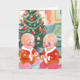 Frohe Weihnachtstrände Dankeskarte