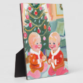 Frohe Weihnachtstrände Fotoplatte (Seite)