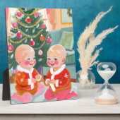 Frohe Weihnachtstrände Fotoplatte (Seite)