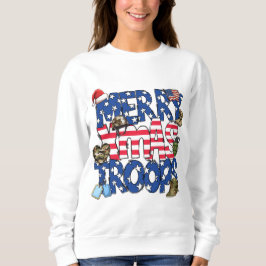 Frohe Weihnachtstruppen Sweatshirt T - Shirt