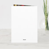 Frohe Weihnachtstypografie Custom Foto Karte (Rückseite)