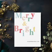 Frohe Weihnachtstypografie Moderne Feiertagskarte