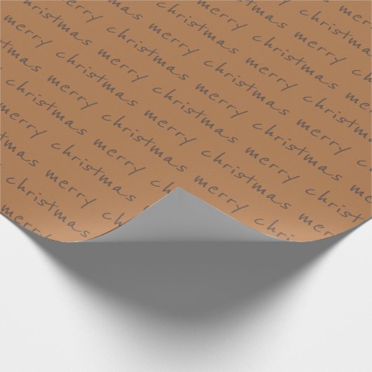 Frohe Weihnachtsverpackung Geschenkpapier (Ecke)