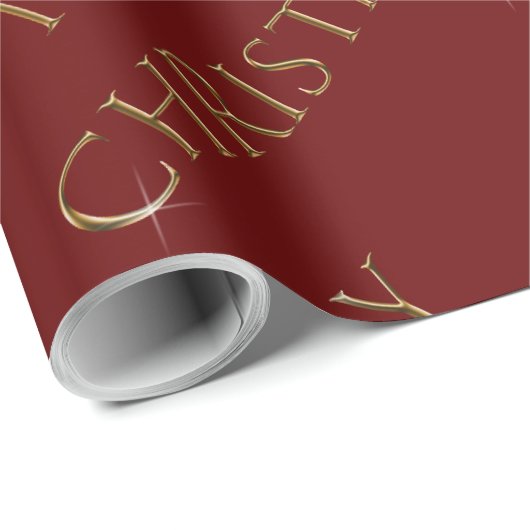 Frohe Weihnachtsverpackung Geschenkpapier (Rolleneckpunkt)