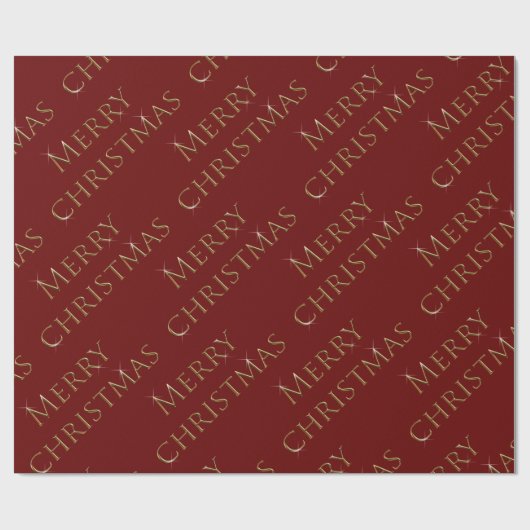 Frohe Weihnachtsverpackung Geschenkpapier (Flach)