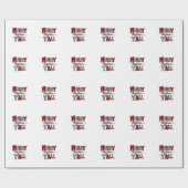 Frohe Weihnachtsverpackung Geschenkpapier (Flach)