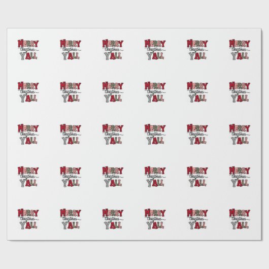 Frohe Weihnachtsverpackung Geschenkpapier (Flach)