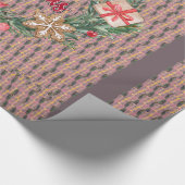 Frohe Weihnachtsverpackung Geschenkpapier (Ecke)