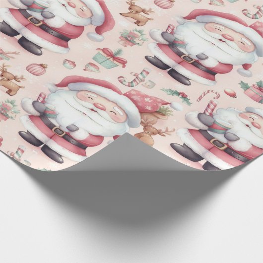 Frohe Weihnachtsverpackung Geschenkpapier (Ecke)