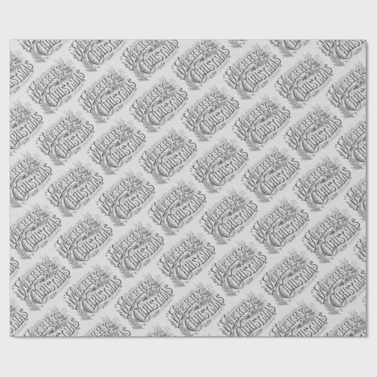 Frohe Weihnachtsverpackung Geschenkpapier (Flach)