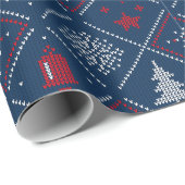 Frohe Weihnachtsverpackung Geschenkpapier (Rolleneckpunkt)