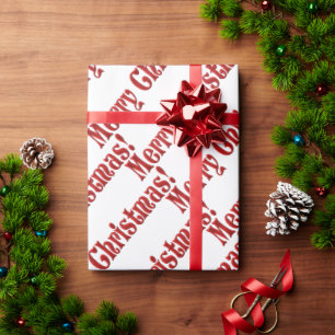 Frohe Weihnachtsverpackung Geschenkpapier