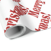Frohe Weihnachtsverpackung Geschenkpapier (Rolleneckpunkt)