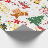 frohe weihnachtsverpackung geschenkpapier (Ecke)