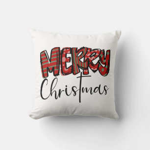 Frohe Weihnachtsvibes Mama christliche Kreuz Fraue Kissen