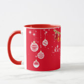 Frohe Weihnachtsvorlage Tasse (Links)