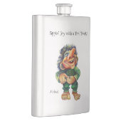 Frohe Weihnachtswache und Baumfreude Flachmann (Rechts)