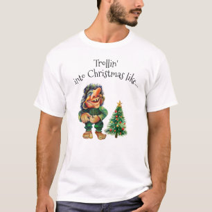 Frohe Weihnachtswache und Baumfreude T-Shirt
