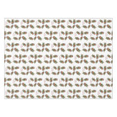 Frohe Weihnachtswache und Baumfreude Tischdecke (Vorderseite (Horizontal))