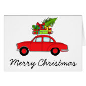 Frohe Weihnachtswagen (Vorderseite (Horizontal))