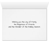 Frohe Weihnachtswagen (Innenansicht Horizontal (Unten))