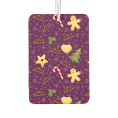 Frohe Weihnachtswagen Freshener Autolufterfrischer (Rückseite)