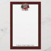 Frohe Weihnachtswagen und Bäume Briefpapier (Vorderseite)