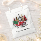 Frohe Weihnachtswagen und Bäume Geschenktütchen (Ausgeschnitten)