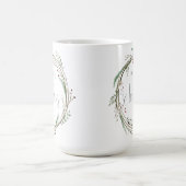 Frohe Weihnachtswasserfarbe Kaffeetasse (Mittel)