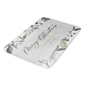 Frohe Weihnachtswasserfarbe Weihnachten Badematte (Schrägansicht)