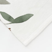 Frohe Weihnachtswasserfarbe Weihnachten Fleecedecke (Ecke)