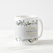 Frohe Weihnachtswasserfarbe Weihnachten Kaffeetasse (VorderseiteRechts)