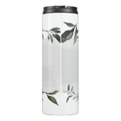 Frohe Weihnachtswasserfarbe Weihnachten Thermosbecher (Rückseite)