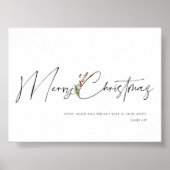 Frohe Weihnachtswasserfarbe Weihnachtsposter Poster (Vorne)