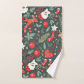 Frohe Weihnachtsweihe Badhandtuch Set (Handtuch)