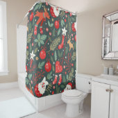 Frohe Weihnachtsweihe Duschvorhang (Beispiel)