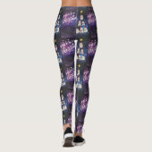 Frohe Weihnachtsweihe Leggings (Rückseite)