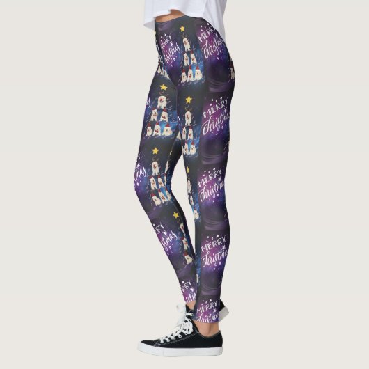Frohe Weihnachtsweihe Leggings (Links)