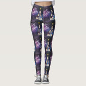 Frohe Weihnachtsweihe Leggings (Vorderseite)