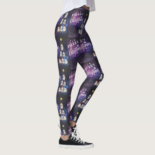 Frohe Weihnachtsweihe Leggings (Rechts)
